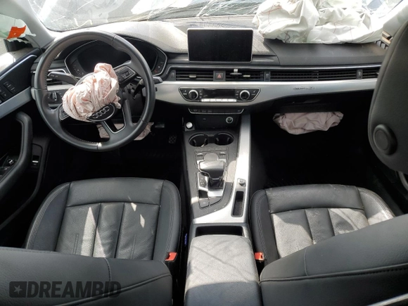 2018 Audi A4 Premium z VIN WAUDNAF46JA193136, wystawiony jako Copart lot #53395105 z przebiegiem Nie podano mil oraz Szkoda całkowita • Salvage title. Historia ofert i sprzedaży dostępna na DreamBid. Obrazek 8.