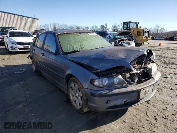 2002 BMW 3 Series 325i with VIN WBAEV33482KL67952, listed as a Copart auction lot 42939985 with 0 mi miles and Salvage Title. Bid and sale history available at carsss.com. Image 4.