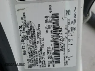 2012 Ford Fusion Hybrid with VIN 3FADP0L35CR173817, listed as a Copart auction lot 62750055 with 145,655 mi miles and Clean title. Bid and sale history available at DreamBid. Image 12.