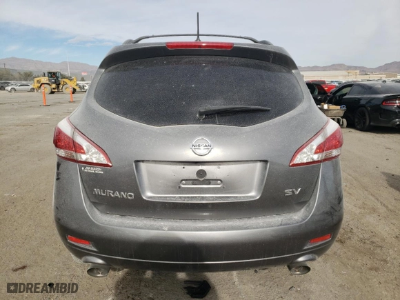2013 Nissan Murano SV with VIN JN8AZ1MU6DW212339, listed as a Copart auction lot 84903124 with 159,115 mi miles and Salvage Title. Bid and sale history available at carsss.com. Image 6.