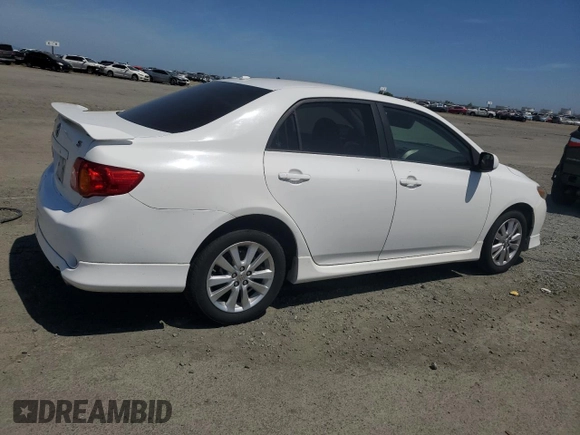 2009 Toyota Corolla with VIN 1NXBU40E19Z105258, listed as a Copart auction lot 54937765 with 264,994 mi miles and Clean Title. Bid and sale history available at carsss.com. Image 3.