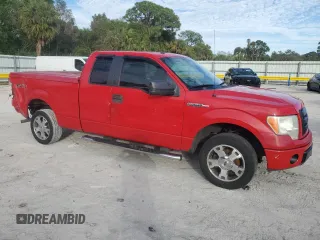 2009 Ford F-150 STX with VIN 1FTRX12W99FA50996, listed as a Copart auction lot 42463195 with 200,788 mi miles and Salvage Title. Bid and sale history available at carsss.com. Image 4.