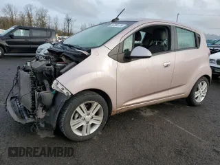 2013 Chevrolet Spark LT with VIN KL8CD6S93DC623223, listed as a Copart auction lot 86735174 with 49,593 mi miles and Salvage Title. Bid and sale history available at carsss.com. Image 1.