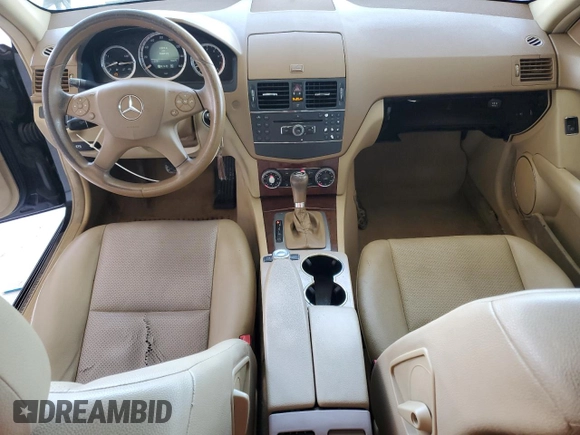 2008 Mercedes-Benz C 300 Sport with VIN WDDGF54X18F132281, listed as a Copart auction lot 63019685 with 188,914 mi miles and Salvage title. Bid and sale history available at DreamBid. Image 8.