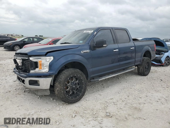 2018 Ford F-150 XL with VIN 1FTFW1EG7JKC27096, listed as a Copart auction lot 53812715 with 96,737 mi miles and Clean title. Bid and sale history available at DreamBid. Image 1.
