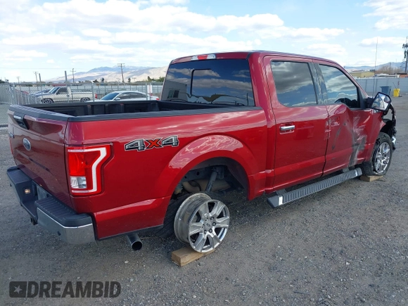 2016 Ford F-150 XLT with VIN 1FTEW1EP0GKE47071, listed as a IAAI auction lot 41950243 with 92,138 mi miles and . Bid and sale history available at carsss.com. Image 4.