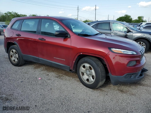 2017 Jeep Cherokee Sport with VIN 1C4PJLAB6HW527546, listed as a Copart auction lot 49842695 with 289,214 mi miles and Clean Title. Bid and sale history available at carsss.com. Image 4.