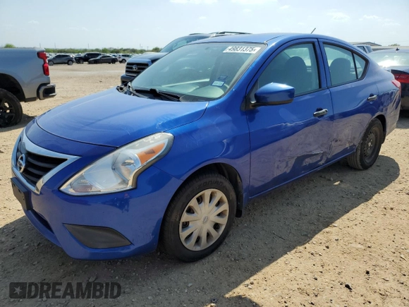 2016 Nissan Versa SV z VIN 3N1CN7AP4GL838891, wystawiony jako Copart lot #49831375 z przebiegiem 60 945 mil mil oraz Szkoda całkowita • Salvage title. Historia ofert i sprzedaży dostępna na DreamBid. Obrazek 1.