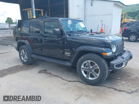 2021 Jeep Wrangler Unlimited Sahara with VIN 1C4HJXEN4MW610287, listed as a IAAI auction lot 42538525 with 24,861 mi miles and . Bid and sale history available at DreamBid. Image 1.