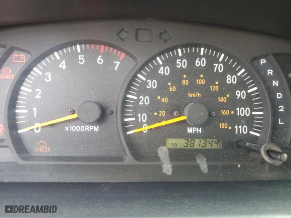 2003 Toyota Tundra SR5 with VIN 5TBRT34113S355871, listed as a Copart auction lot 48667995 with 381,344 mi miles and Salvage Title. Bid and sale history available at carsss.com. Image 9.