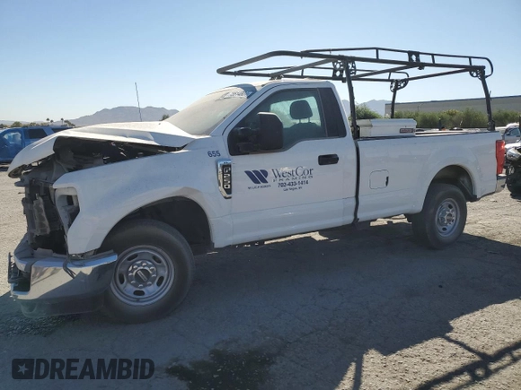 2021 Ford Super Duty F-250 SRW XL with VIN 1FTBF2A64MED45630, listed as a Copart auction lot 73514804 with 30,341 mi miles and Salvage Title. Bid and sale history available at carsss.com. Image 1.