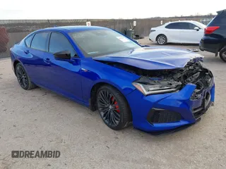 2023 Acura TLX Type S with VIN 19UUB7F0XPA002419, listed as a IAAI auction lot 41275573 with 24,746 mi miles. Bid and sale history available at carsss.com. Image 1.