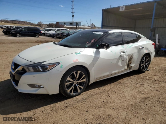 2017 Nissan Maxima Platinum with VIN 1N4AA6AP6HC425447, listed as a Copart auction lot 47392565 with NaN miles and Salvage Title. Bid and sale history available at carsss.com. Image 1.