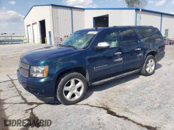 2007 Chevrolet Suburban LTZ with VIN 3GNFK16Y67G210719, listed as a Copart auction lot 47458853 with 225,410 mi miles and Salvage Title. Bid and sale history available at carsss.com. Image 1.