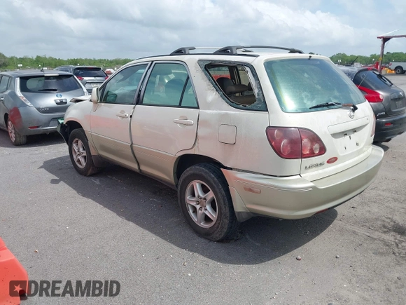 2000 Lexus RX 300 z VIN JT6GF10U9Y0046113, wystawiony jako IAAI lot #41974768 z przebiegiem 247 766 mil mil oraz . Historia ofert i sprzedaży dostępna na DreamBid. Obrazek 3.