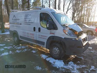 2019 Ram ProMaster Cargo with VIN 3C6TRVAGXKE506755, listed as a IAAI auction lot 41628084 with 79,643 mi miles and . Bid and sale history available at carsss.com. Image 1.