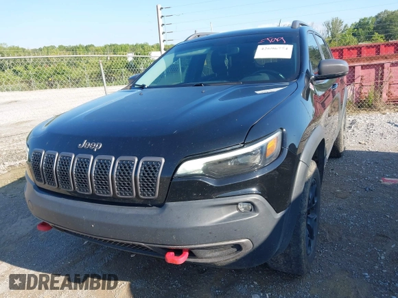 2019 Jeep Cherokee Trailhawk with VIN 1C4PJMBX3KD483895, listed as a IAAI auction lot 42696774 with 122,932 mi miles and . Bid and sale history available at DreamBid. Image 12.