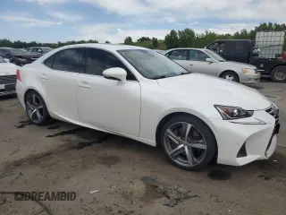 2018 Lexus IS 300 with VIN JTHC81D23J5028658, listed as a Copart auction lot 61391055 with 42,566 mi miles and Salvage title. Bid and sale history available at DreamBid. Image 4.
