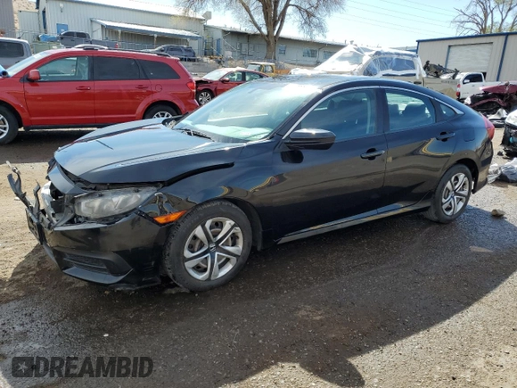 2017 Honda Civic Sedan LX with VIN 19XFC2F54HE009643, listed as a Copart auction lot 49723675 with 63,423 mi miles and Salvage Title. Bid and sale history available at carsss.com. Image 1.