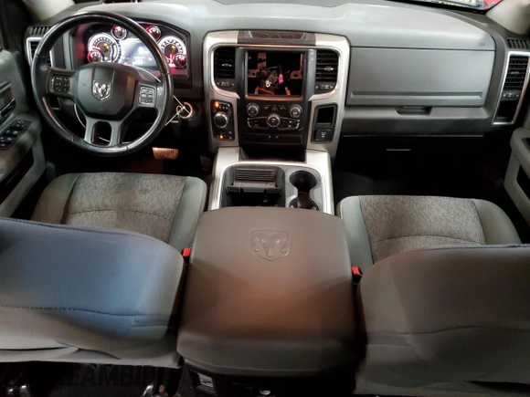 2018 Ram 1500 Big Horn with VIN 1C6RR7LG3JS263417, listed as a Copart auction lot 71184004 with 175,736 mi miles and Salvage Title. Bid and sale history available at carsss.com. Image 8.