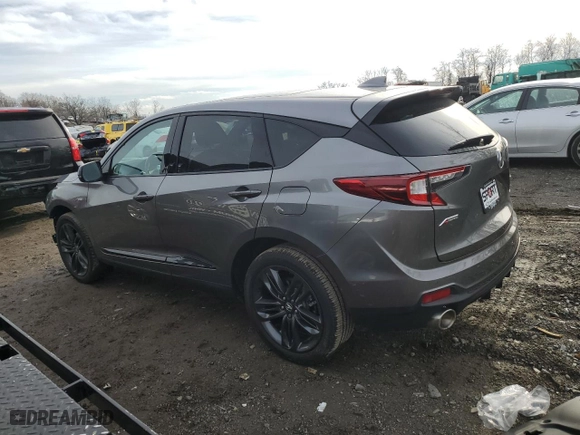 2023 Acura RDX w/A-Spec Package with VIN 5J8TC2H65PL015340, listed as a Copart auction lot 85197584 with 25,511 mi miles and Salvage Title. Bid and sale history available at carsss.com. Image 2.