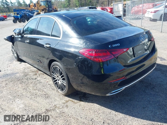 2022 Mercedes-Benz C 300 with VIN W1KAF4HB8NR053120, listed as a IAAI auction lot 39848807 with 26,483 mi miles and . Bid and sale history available at DreamBid. Image 3.
