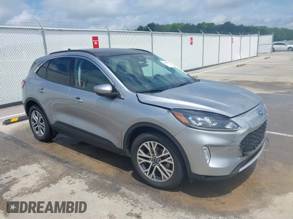 2021 Ford Escape SEL with VIN 1FMCU0H6XMUB20523, listed as a IAAI auction lot 42446320 with 37,681 mi miles and . Bid and sale history available at DreamBid. Image 1.
