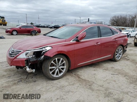 2016 Hyundai Azera with VIN KMHFG4JG5GA509977, listed as a Copart auction lot 47833055 with Not Provided miles and Salvage Title. Bid and sale history available at DreamBid. Image 1.