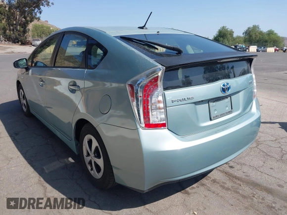 2014 Toyota Prius Four with VIN JTDKN3DU2E1765639, listed as a IAAI auction lot 42433480 with 97,083 mi miles and . Bid and sale history available at DreamBid. Image 3.