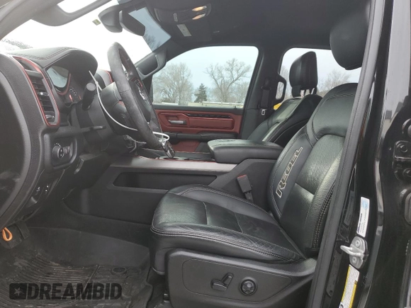 2019 Ram 1500 Rebel z VIN 1C6SRFLT1KN915220, wystawiony jako Copart lot #87608625 z przebiegiem 75 136 mil mil oraz Szkoda całkowita • Salvage title. Historia ofert i sprzedaży dostępna na DreamBid. Obrazek 7.
