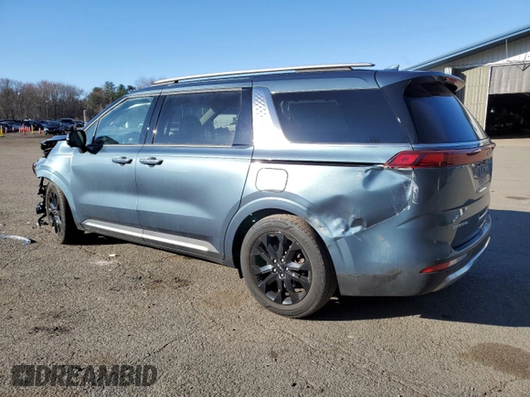 2024 Kia Carnival SX Prestige with VIN KNDNE5H32R6324421, listed as a Copart auction lot 50788755 with 22,155 mi miles and Salvage Title. Bid and sale history available at carsss.com. Image 2.