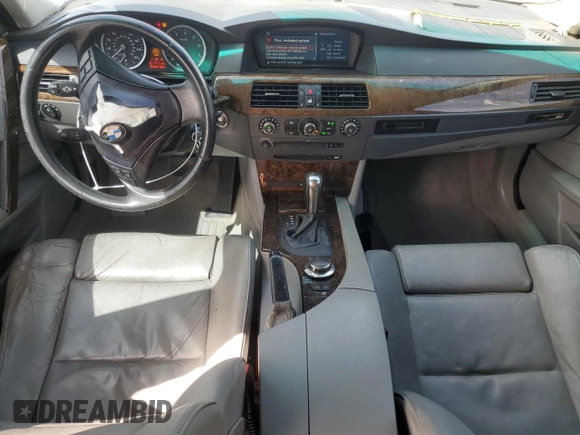 2006 BMW 5 Series 530xi with VIN WBANF73546CG68265, listed as a Copart auction lot 51184425 with 194,170 mi miles and Salvage Title. Bid and sale history available at DreamBid. Image 8.