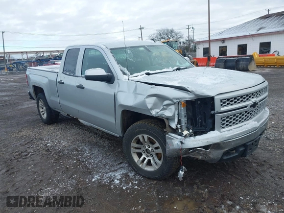 2014 Chevrolet Silverado 1500 LT with VIN 1GCVKREC5EZ115459, listed as a IAAI auction lot 41143910 with 275,008 mi miles and . Bid and sale history available at DreamBid. Image 1.