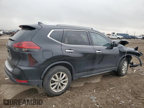 2019 Nissan Rogue S with VIN 5N1AT2MT0KC719550, listed as a Copart auction lot 44812355 with 75,674 mi miles and Salvage Title. Bid and sale history available at carsss.com. Image 3.