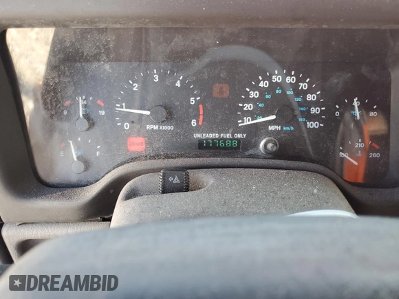 1997 Jeep Wrangler Sport with VIN 1J4FY19S6VP457871, listed as a Copart auction lot 68220154 with 177,688 mi miles and Clean Title. Bid and sale history available at carsss.com. Image 9.