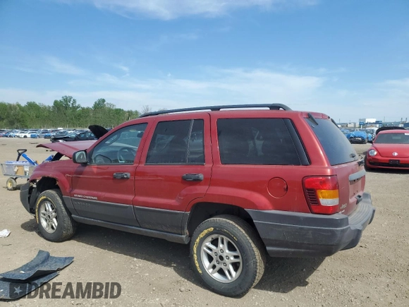 2004 Jeep Grand Cherokee Laredo z VIN 1J4GW48S24C220989, wystawiony jako Copart lot #56759465 z przebiegiem 227 612 mil mil oraz Szkoda całkowita • Salvage title. Historia ofert i sprzedaży dostępna na DreamBid. Obrazek 2.