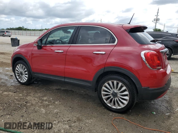 2016 FIAT 500X Lounge z VIN ZFBCFYDT5GP384439, wystawiony jako Copart lot #54545015 z przebiegiem 59 184 mil mil oraz Szkody całkowita. Historia ofert i sprzedaży dostępna na DreamBid. Obrazek 2.
