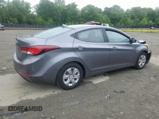 2016 Hyundai Elantra SE with VIN KMHDH4AE1GU645900, listed as a Copart auction lot 56378265 with 40,206 mi miles and Salvage title. Bid and sale history available at DreamBid. Image 3.