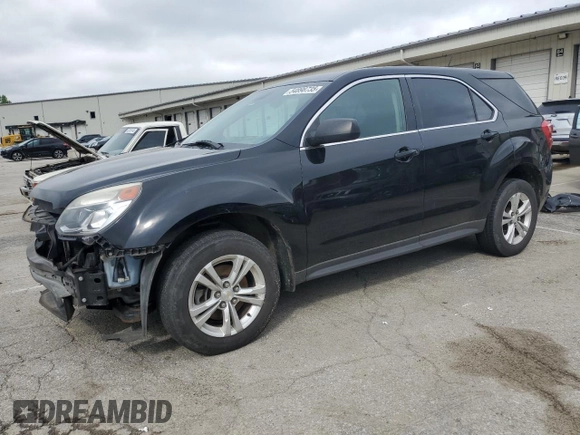 2017 Chevrolet Equinox LS z VIN 2GNALBEK3H1582636, wystawiony jako Copart lot #54898735 z przebiegiem 122 785 mil mil oraz Szkoda całkowita • Salvage title. Historia ofert i sprzedaży dostępna na DreamBid. Obrazek 1.