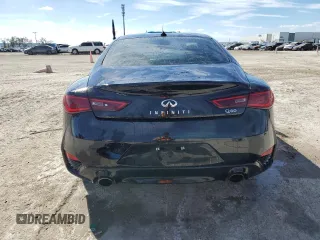 2017 Infiniti Q60 Premium with VIN JN1CV7EK0HM110815, listed as a Copart auction lot 42618875 with 57,303 mi miles and Salvage title. Bid and sale history available at DreamBid. Image 6.