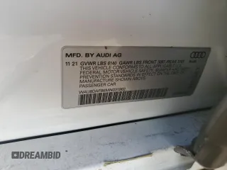 2021 Audi A8 with VIN WAU8DAF86MN031902, listed as a Copart auction lot 74131144 with 0 mi miles and Non Repairable. Bid and sale history available at carsss.com. Image 13.