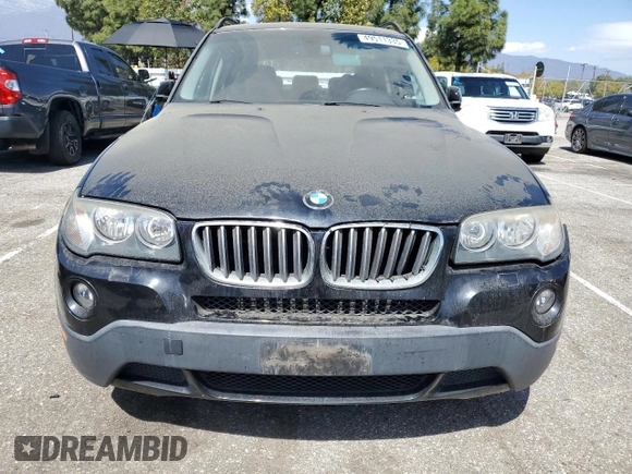 2009 BMW X3 xDrive30i with VIN WBXPC93499WJ26427, listed as a Copart auction lot 49511335 with 87,616 mi miles and Salvage Title. Bid and sale history available at carsss.com. Image 5.