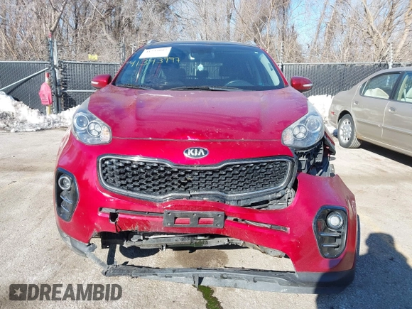 2017 Kia Sportage EX with VIN KNDPN3AC2H7238929, listed as a IAAI auction lot 41343997 with 146,334 mi miles. Bid and sale history available at carsss.com. Image 12.