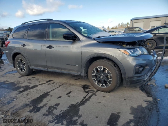 2020 Nissan Pathfinder SL with VIN 5N1DR2CM7LC591329, listed as a Copart auction lot 83643114 with 70,004 mi miles and Salvage Title. Bid and sale history available at carsss.com. Image 4.