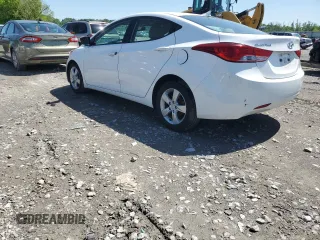 2013 Hyundai Elantra GLS z VIN 5NPDH4AE1DH374119, wystawiony jako Copart lot #56382775 z przebiegiem 118 116 mil mil oraz Szkoda całkowita • Salvage title. Historia ofert i sprzedaży dostępna na DreamBid. Obrazek 2.