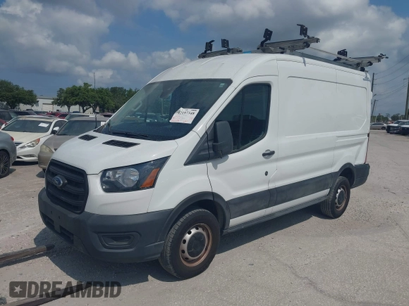 2020 Ford Transit Cargo with VIN 1FTBR1C88LKB38805, listed as a IAAI auction lot 42197348 with 93,779 mi miles and . Bid and sale history available at DreamBid. Image 17.