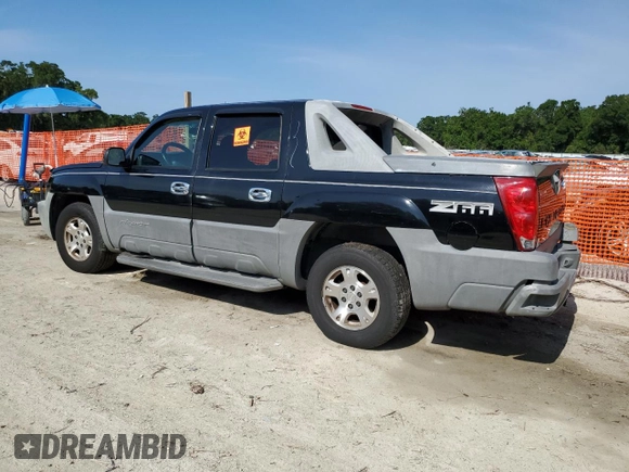 2002 Chevrolet Avalanche with VIN 3GNEC13T52G114056, listed as a Copart auction lot 58033535 with 332,160 mi miles and Salvage title. Bid and sale history available at DreamBid. Image 2.