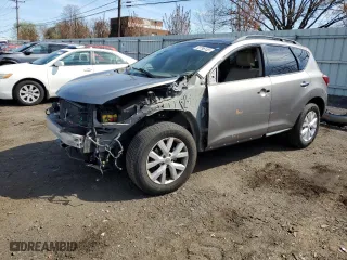 2012 Nissan Murano LE with VIN JN8AZ1MW7CW206212, listed as a Copart auction lot 53796185 with 177,457 mi miles and Salvage Title. Bid and sale history available at carsss.com. Image 1.