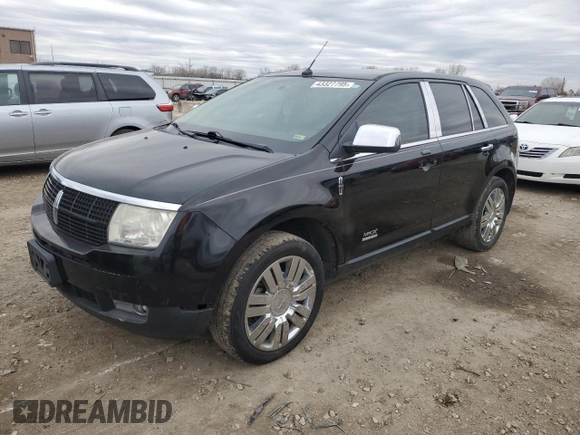 2009 Lincoln MKX with VIN 2LMDU88C39BJ01399, listed as a Copart auction lot 43327795 with 156,425 mi miles and Clean Title. Bid and sale history available at carsss.com. Image 1.