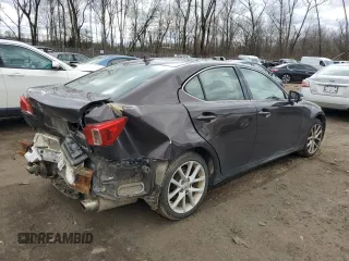 2012 Lexus IS 250 with VIN JTHCF5C21C5054645, listed as a Copart auction lot 51917645 with 286,075 mi miles and Salvage Title. Bid and sale history available at DreamBid. Image 3.